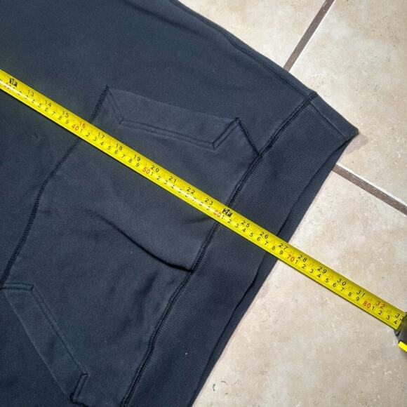 Vintage Y2K Nike Black Hoodie Mens Large Big Swoosh Logo The Athletic Dept - Picture 5 of 9